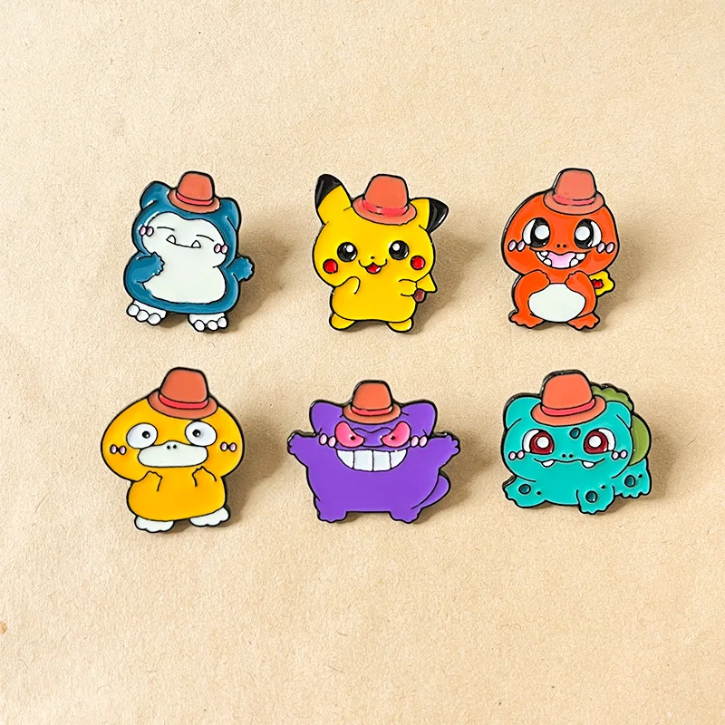 Pokémon Anime Pins Backpacks Cute Pikachu Gengar Charmander Brooches Metal Enamel Badges Pins Pokemon Kid Collection Gifts
Pokémon Anime Pins Backpacks Cute Pikachu Gengar Charmander Brooches Metal Enamel Badges Pins Pokemon Kid Collection Gifts