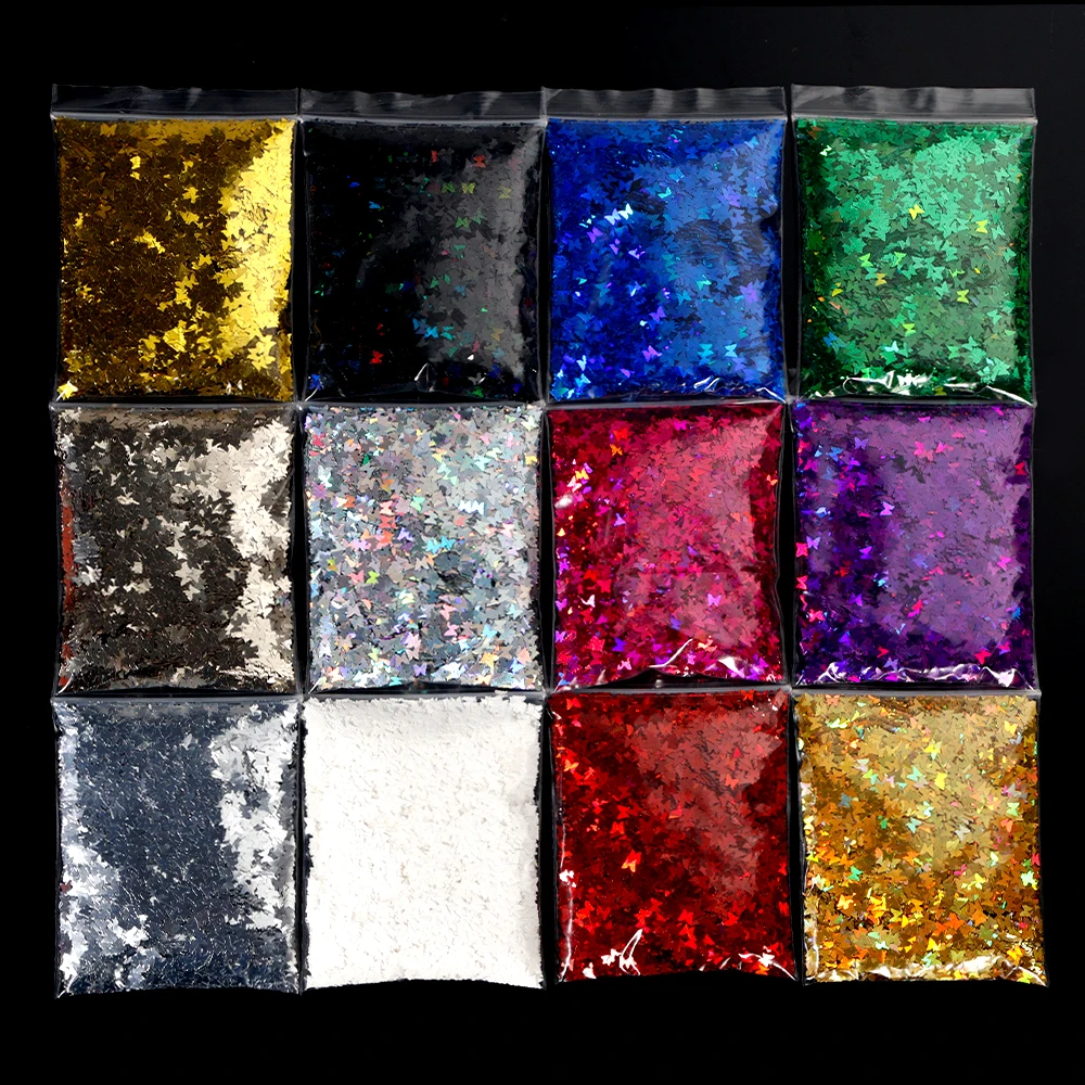 50g/bag Holographic Butterfly Nail Glitter Sequins Laser Sliver Rose Gold Flake Polish Manicure Accessories For Nail Art Decorat
50g/bag Holographic Butterfly Nail Glitter Sequins Laser Sliver Rose Gold Flake Polish Manicure Accessories For Nail Art Decorat
