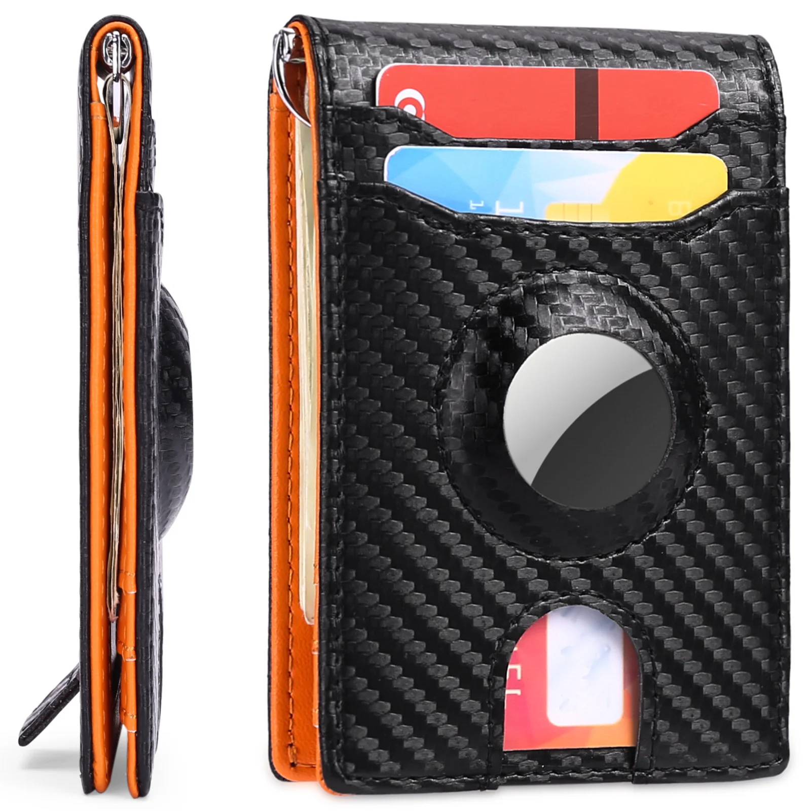 AirTag Tracker Multi-Card Carbon Fiber Leather Wallets Men Money Bags Credit Card Holders Zipper Coin Purses Wallet Dollar Clip
AirTag Tracker Multi-Card Carbon Fiber Leather Wallets Men Money Bags Credit Card Holders Zipper Coin Purses Wallet Dollar Clip