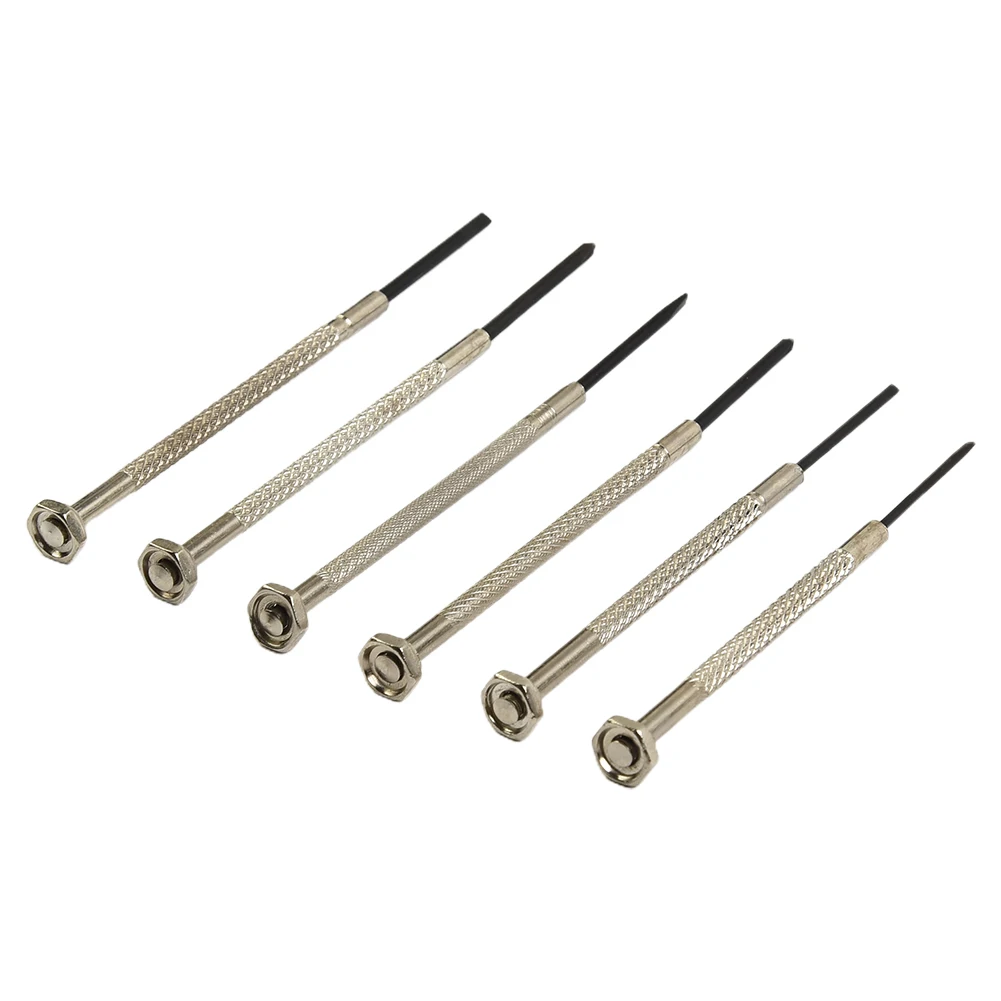 Nutdrivers Screwdriver Precision Hand Tools Jewelry Repairing 6pcs Cross Slotted Head Electronic For Watch High Quality
Nutdrivers Screwdriver Precision Hand Tools Jewelry Repairing 6pcs Cross Slotted Head Electronic For Watch High Quality