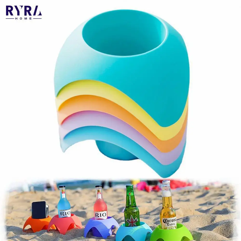 Portable Drink Cup Holder PP Beach Sand Coaster Large Capacity Cup Storage Shelf Easy To Carry Wine Glass Holders For Beverage
Portable Drink Cup Holder PP Beach Sand Coaster Large Capacity Cup Storage Shelf Easy To Carry Wine Glass Holders For Beverage