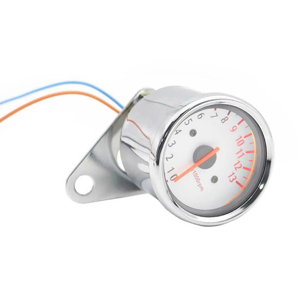 Tachometer Motorcycle Electroplated Shell Metal Material RPM Gauge Rev Counter 0-13000 Rpm For Most Motorcycles
Tachometer Motorcycle Electroplated Shell Metal Material RPM Gauge Rev Counter 0-13000 Rpm For Most Motorcycles