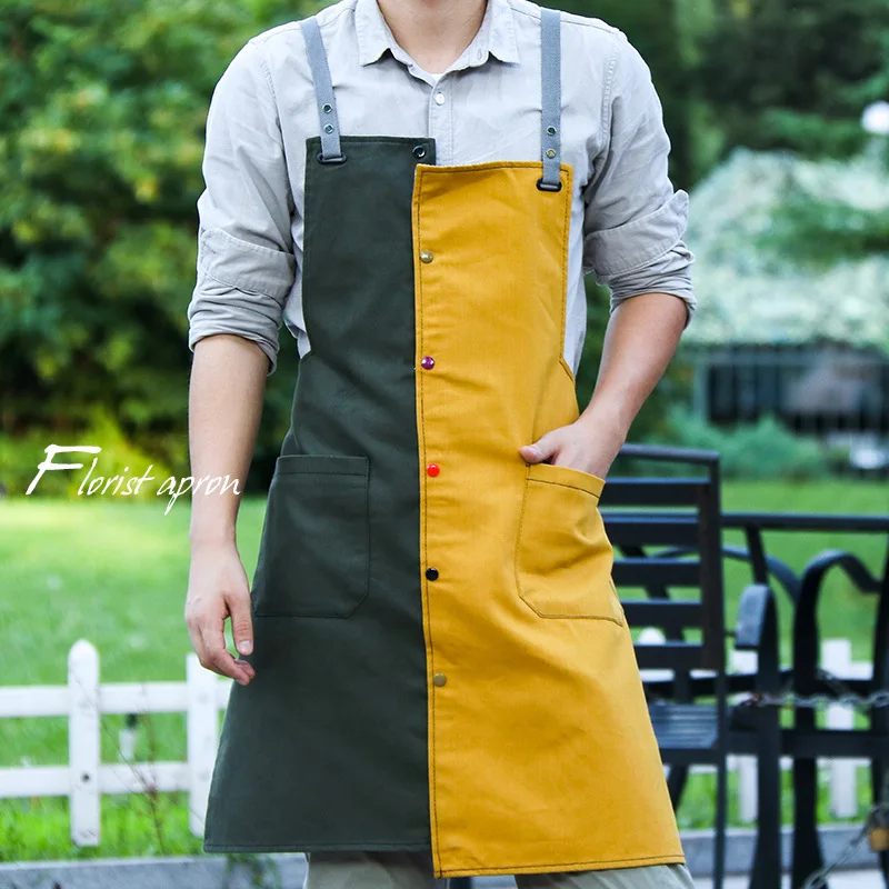 New Custom Logo Canvas Denim Work Apron Kitchen Florist Restaurant Baking Men and Women Painting Apron
New Custom Logo Canvas Denim Work Apron Kitchen Florist Restaurant Baking Men and Women Painting Apron