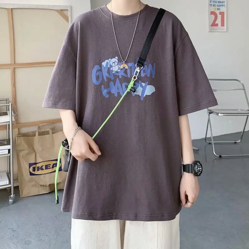 DE short-sleeved men's summer tide brand 2022 new Hong Kong style ins Korean version loose and thin Harajuku t-shirt 
DE short-sleeved men's summer tide brand 2022 new Hong Kong style ins Korean version loose and thin Harajuku t-shirt