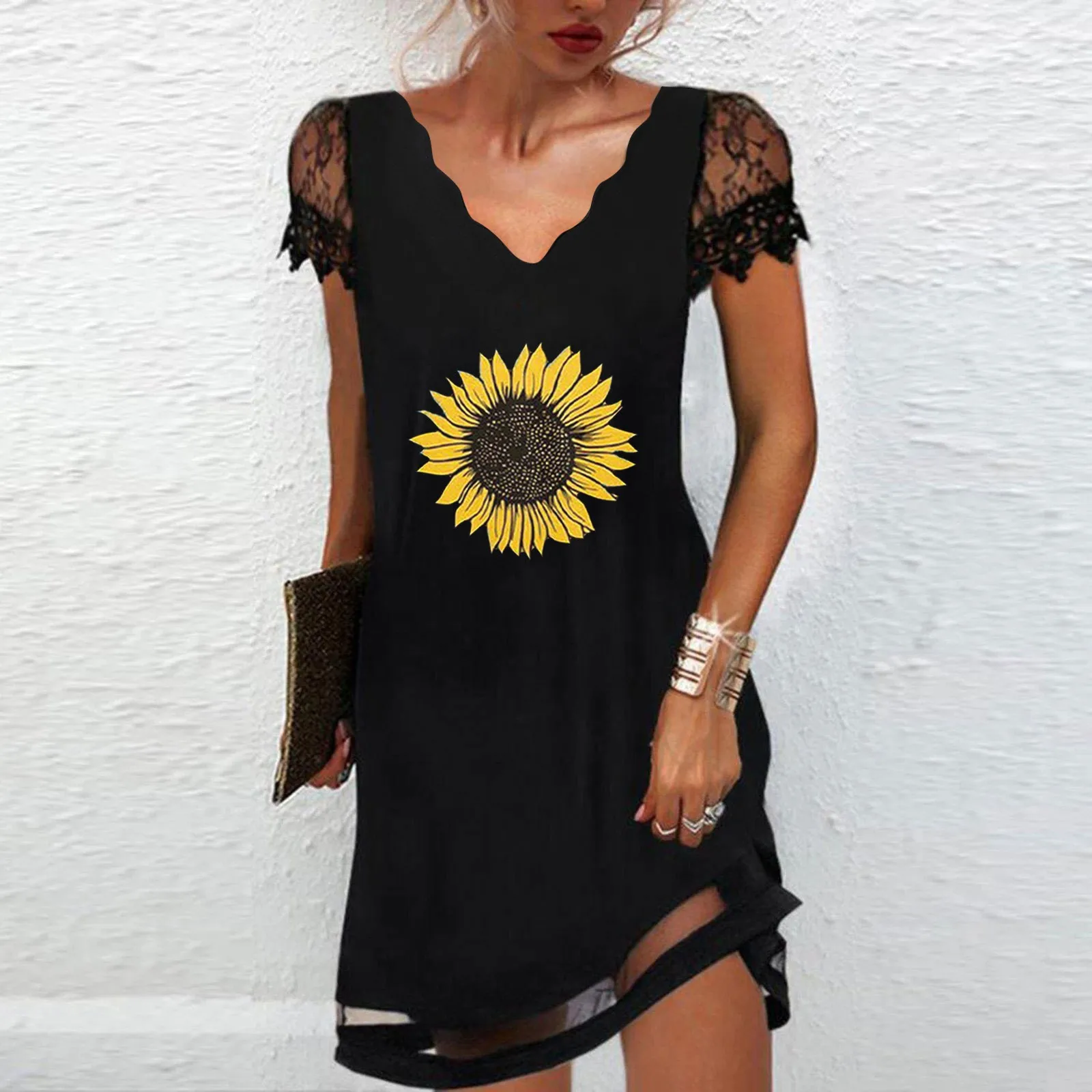 Women Shortsleeve Lace Casual Floral Printing Beach Long Maxi Loose Dress Causal Dress Midi Slip Dress
Women Shortsleeve Lace Casual Floral Printing Beach Long Maxi Loose Dress Causal Dress Midi Slip Dress