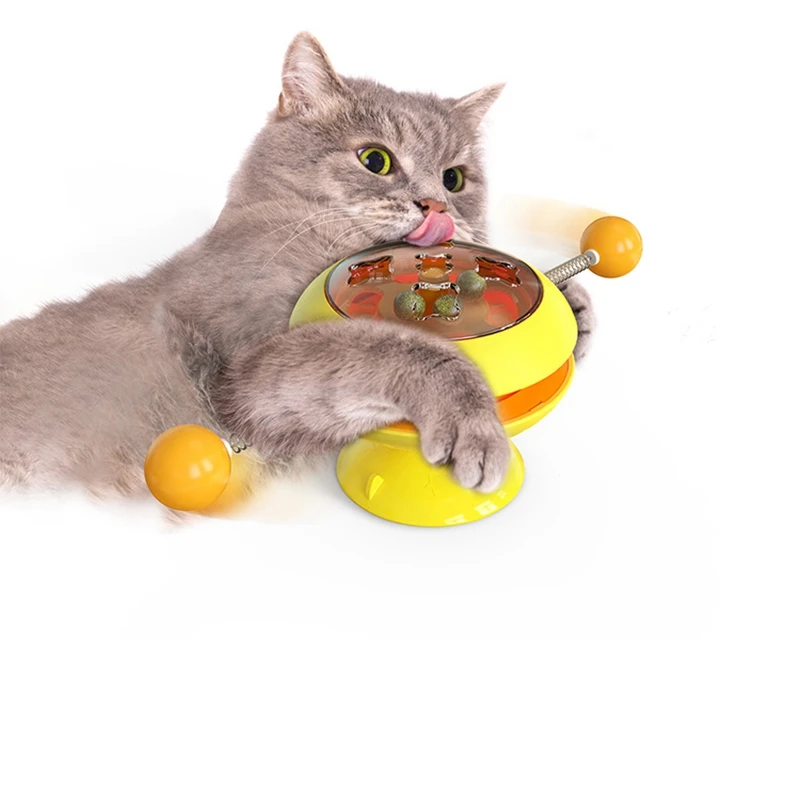 Windmill Toys For Cats Puzzle Whirling Turntable Play Game Toys Training Kitten Interactive Toys Supplies Pet Toothbrush Toy
Windmill Toys For Cats Puzzle Whirling Turntable Play Game Toys Training Kitten Interactive Toys Supplies Pet Toothbrush Toy