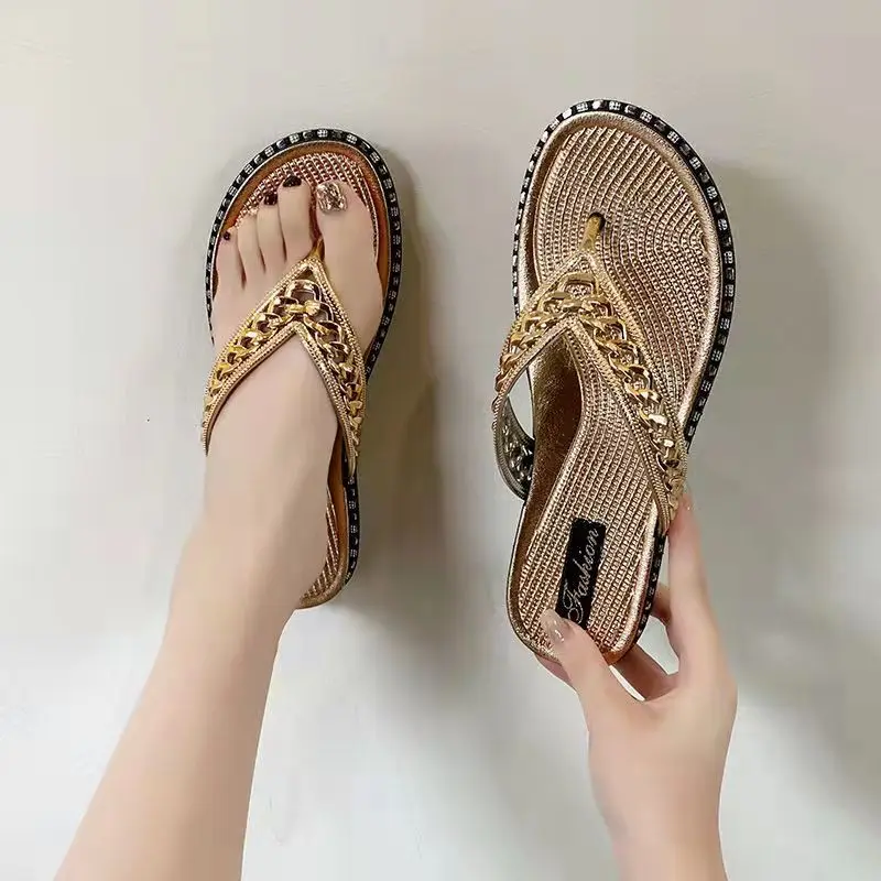 Women's Summer Open Toe Herringbone Slippers Fashion Non Slip Girlish Outdoor Beach Slippers Flat Bottomed Home Casual Slippers 
Women's Summer Open Toe Herringbone Slippers Fashion Non Slip Girlish Outdoor Beach Slippers Flat Bottomed Home Casual Slippers