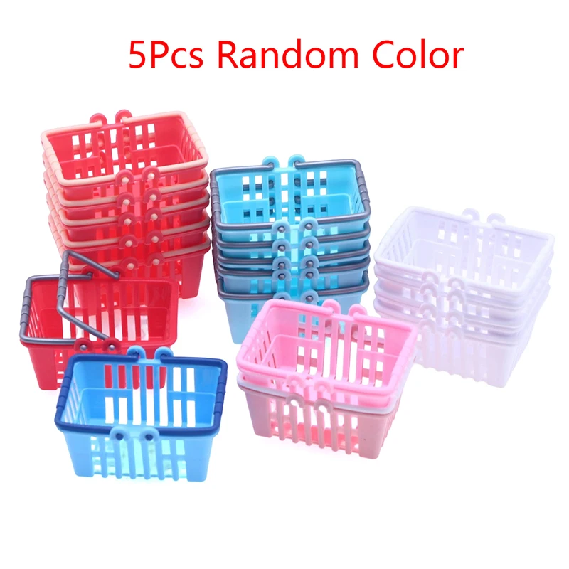 5Pcs Dollhouse Mini Supermarket Shopping Basket Food Basket Kitchen Model Decor Toy 1/12 Dollhouse Miniature Accessories 
5Pcs Dollhouse Mini Supermarket Shopping Basket Food Basket Kitchen Model Decor Toy 1/12 Dollhouse Miniature Accessories