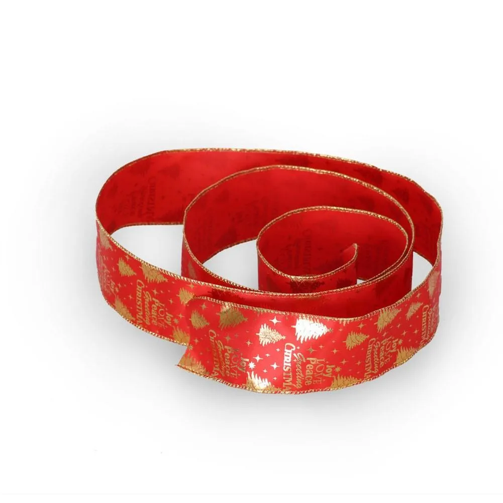 1pc Fashion New Stylish Gilding Ribbons Wrapping Wall Posts Cute Doors Suitable For Decorating Christmas Trees
1pc Fashion New Stylish Gilding Ribbons Wrapping Wall Posts Cute Doors Suitable For Decorating Christmas Trees