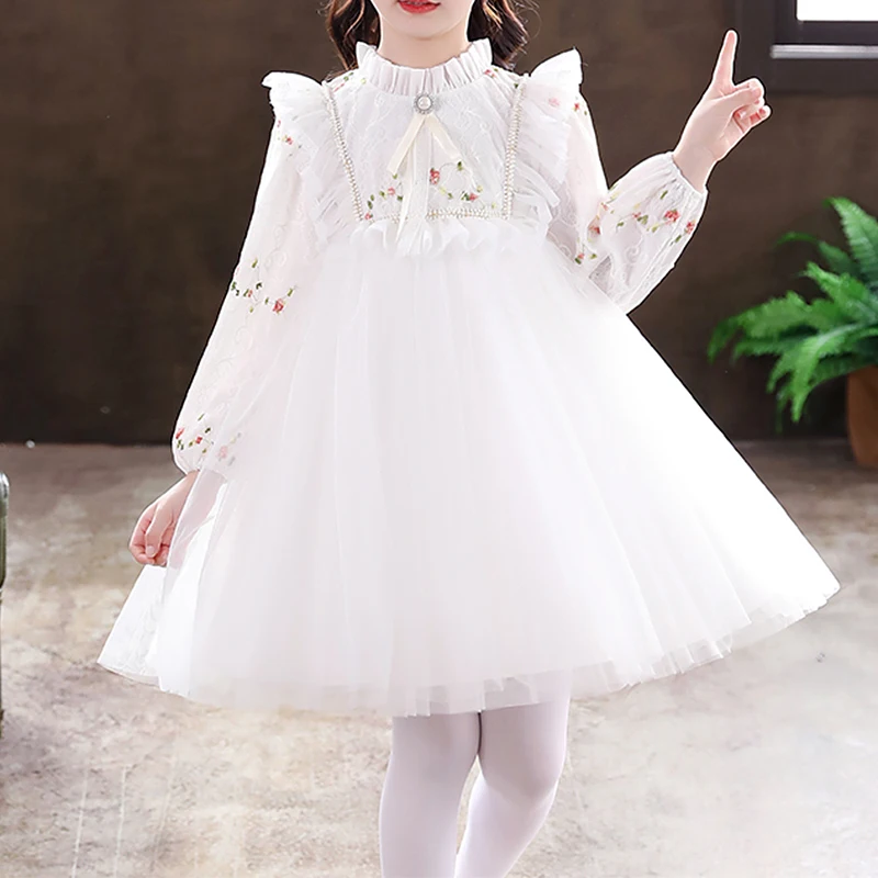 Kids Little Girls' Dress Butterfly Flower Party Birthday Beaded Embroidered Ruffle Knee-length Long Sleeve Princess Sweet Dress
Kids Little Girls' Dress Butterfly Flower Party Birthday Beaded Embroidered Ruffle Knee-length Long Sleeve Princess Sweet Dress