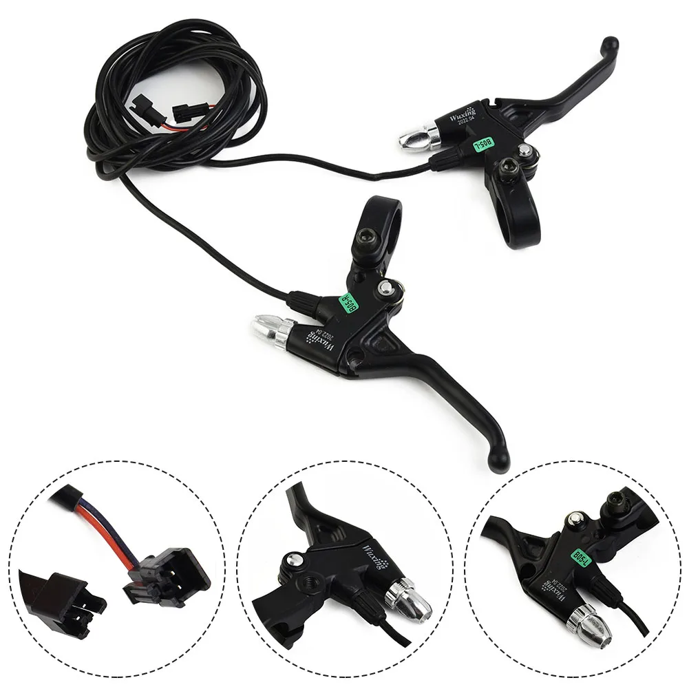 E-bike Brake Lever Electric Bicycle JST-SM 2-pin Male 1 Pair Aluminum Components Cycling Practical High Quality
E-bike Brake Lever Electric Bicycle JST-SM 2-pin Male 1 Pair Aluminum Components Cycling Practical High Quality