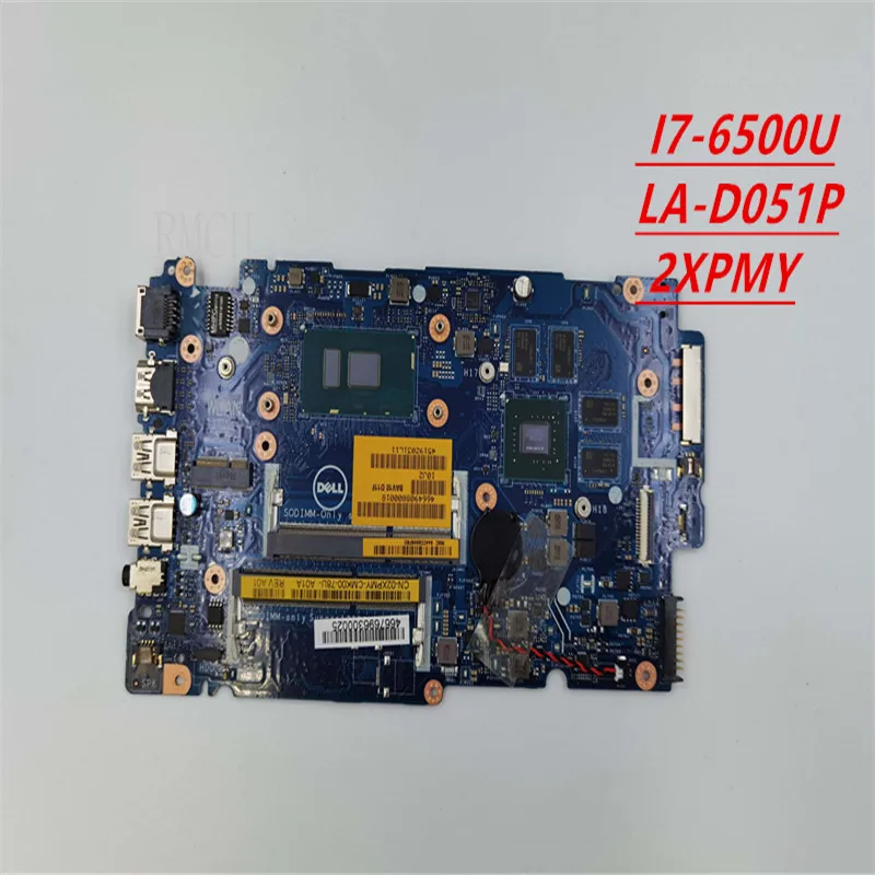 LA-D051P FOR dell Inspiron5557 motherboard I7 5457-6500-U LA-D051P 2 xpmy independently
LA-D051P FOR dell Inspiron5557 motherboard I7 5457-6500-U LA-D051P 2 xpmy independently