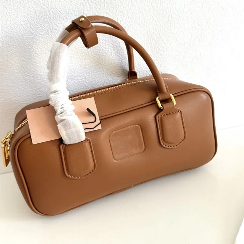 

CYY New Luxury Bag Small Square Bag Women's Handheld Shoulder Crossbody Bag with Original Logo Bowling Briefcase Boston Bag