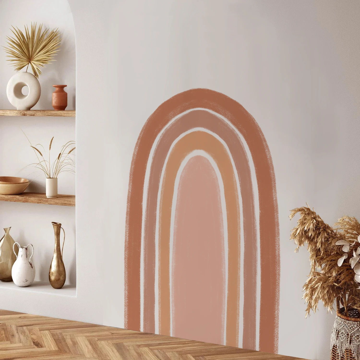Big Rainbow Archway Abstract Wall Decals Solid Color Gradient Arch Geometric Wall Sticker For Living Room Bed Room Wall Decor
Big Rainbow Archway Abstract Wall Decals Solid Color Gradient Arch Geometric Wall Sticker For Living Room Bed Room Wall Decor