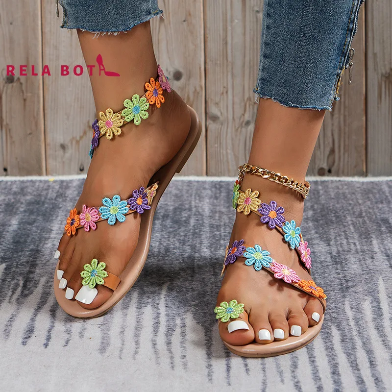 Sandal Women 2022 Summer Women Flat Color Matching Flowers 43 Large Sandals Round Toe Flower Beach Beach Flat Sandals for Ladies
Sandal Women 2022 Summer Women Flat Color Matching Flowers 43 Large Sandals Round Toe Flower Beach Beach Flat Sandals for Ladies