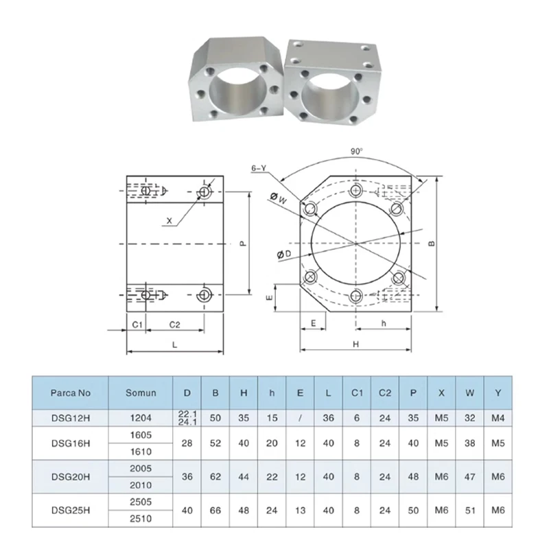 Зажим для шариковых винтов LSWCBE DSG
Зажим для шариковых винтов LSWCBE DSG