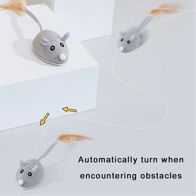 Smart Sensing Mouse Cat Toys Interactive Electric Stuffed Toy Cat Teaser Self-Playing USB Charging Kitten Mice Toys
Smart Sensing Mouse Cat Toys Interactive Electric Stuffed Toy Cat Teaser Self-Playing USB Charging Kitten Mice Toys