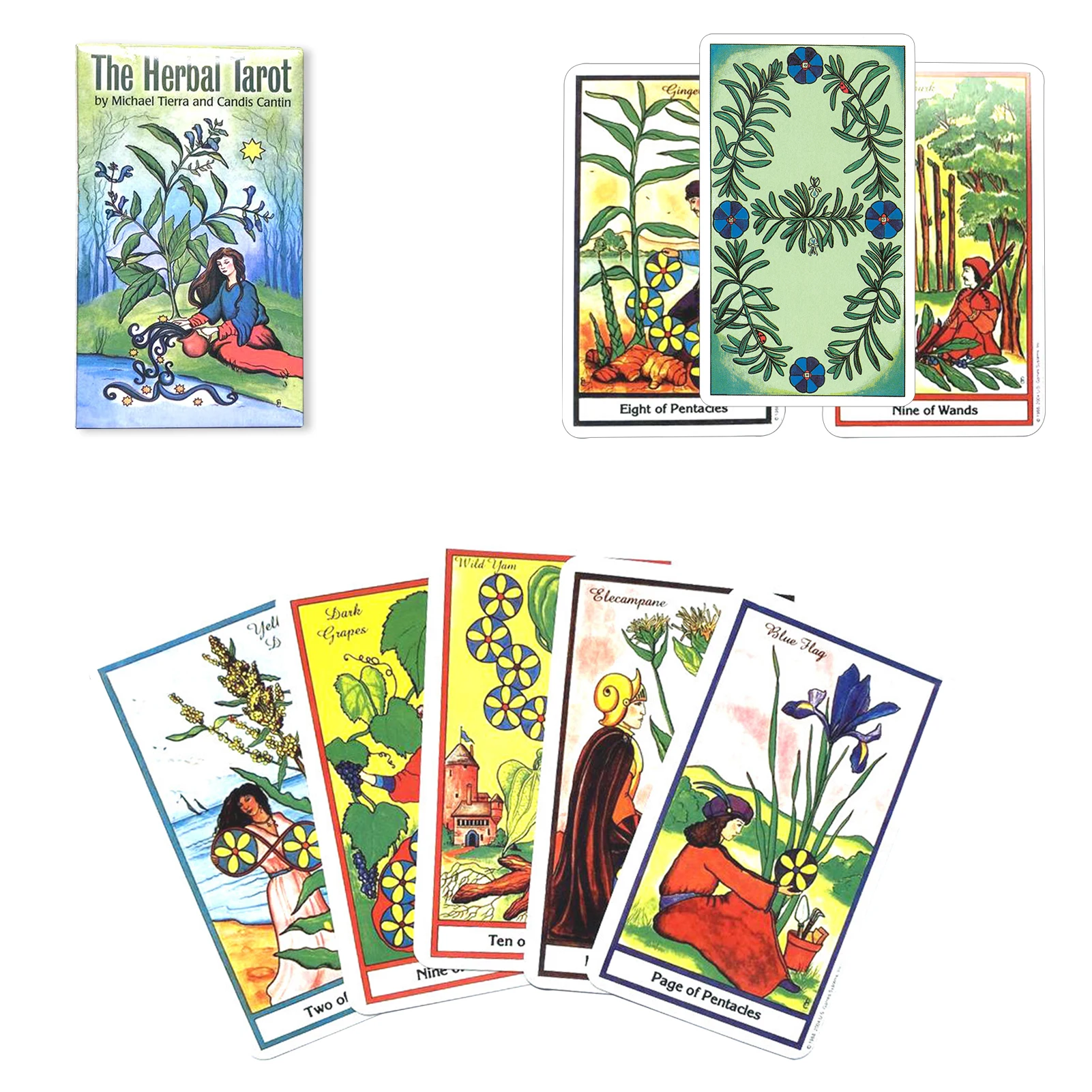 The Herbal Tarot Cards Deck Games English Version PDF Guidebook Magical Fate Divination Oracle Card For Personal Famlily Use
The Herbal Tarot Cards Deck Games English Version PDF Guidebook Magical Fate Divination Oracle Card For Personal Famlily Use