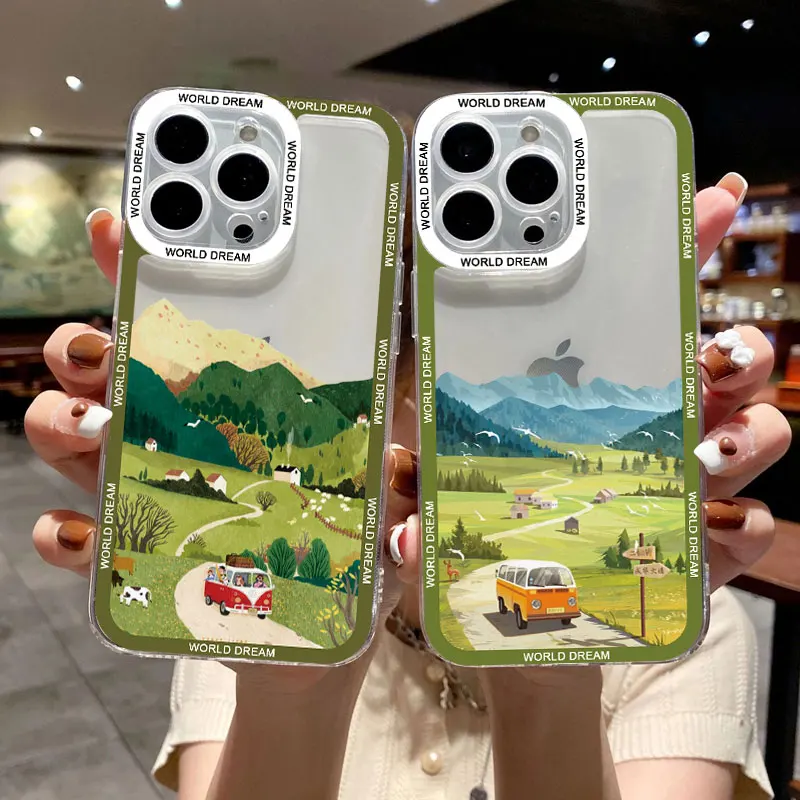 Spring Scenery Clear Phone Case For iPhone 14 12 11 13 Pro Max Transparent For iPhone 8 7 14 Plus SE2 X XS XR Protective shells
Spring Scenery Clear Phone Case For iPhone 14 12 11 13 Pro Max Transparent For iPhone 8 7 14 Plus SE2 X XS XR Protective shells