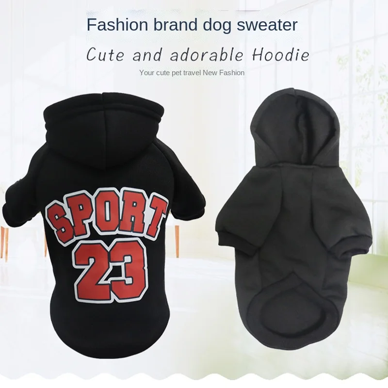 Dog Clothes Tide Brand Sweater Autumn and Winter Fashion Handsome Plush Clothing Teddy Bomei Cat Clothes Supplies
Dog Clothes Tide Brand Sweater Autumn and Winter Fashion Handsome Plush Clothing Teddy Bomei Cat Clothes Supplies