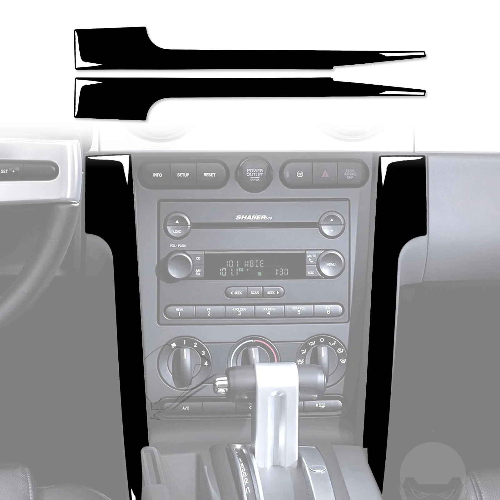 for Ford Mustang 2005 2006 2007 2008 2009 Instrument Panel Control Panel Side Strip Cover Trim Sticker Decal Car Accessories ABS
for Ford Mustang 2005 2006 2007 2008 2009 Instrument Panel Control Panel Side Strip Cover Trim Sticker Decal Car Accessories ABS