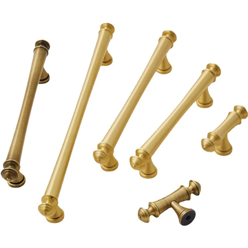 Antique Brass Modern Luxury Cabinet Handle Wardrobe Pulls Old-bronze Drawer Bar Knobs Furniture Gold Copper Hardware
Antique Brass Modern Luxury Cabinet Handle Wardrobe Pulls Old-bronze Drawer Bar Knobs Furniture Gold Copper Hardware