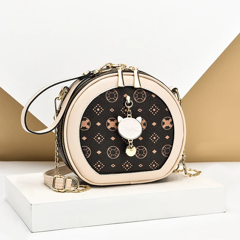 Special Women's Bag Bags Autumn New Printed Small Round Bag Trend Fashion Single Shoulder Messenger Bag
Special Women's Bag Bags Autumn New Printed Small Round Bag Trend Fashion Single Shoulder Messenger Bag