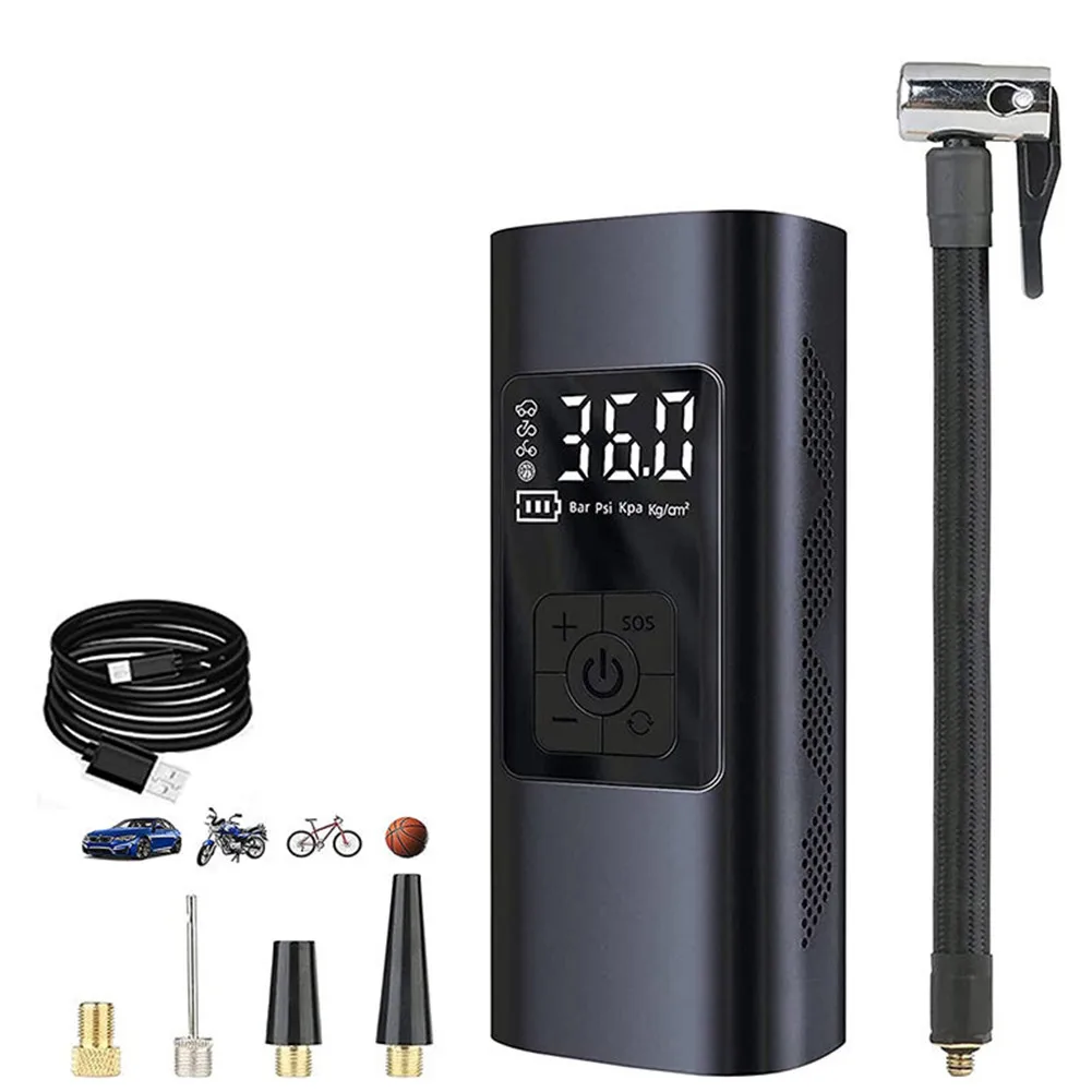 Air Pump For Ball Car Bike Tires Portable Compressor Rechargeable Electric Mini Pump For Football/Kayak/Inflatable Cushion
Air Pump For Ball Car Bike Tires Portable Compressor Rechargeable Electric Mini Pump For Football/Kayak/Inflatable Cushion