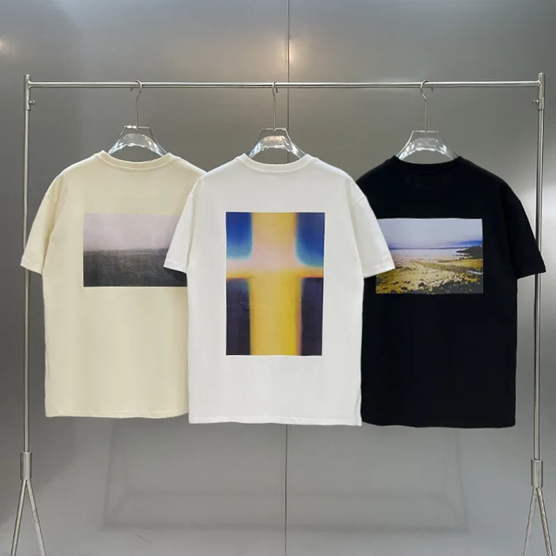 Summer Men's Essentials T-Shirt back landscape pattern print Tee High Street Hip Hop Oversize Unisex Cotton T-Shirt
Summer Men's Essentials T-Shirt back landscape pattern print Tee High Street Hip Hop Oversize Unisex Cotton T-Shirt
