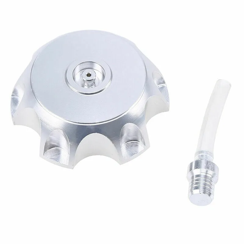 Silver Motorcycle Fuel Tank Gas Cap With 2 Way Breather Tube Cover Universal ATV Antirust High Gloss Paint Oil Tank Cover
Silver Motorcycle Fuel Tank Gas Cap With 2 Way Breather Tube Cover Universal ATV Antirust High Gloss Paint Oil Tank Cover