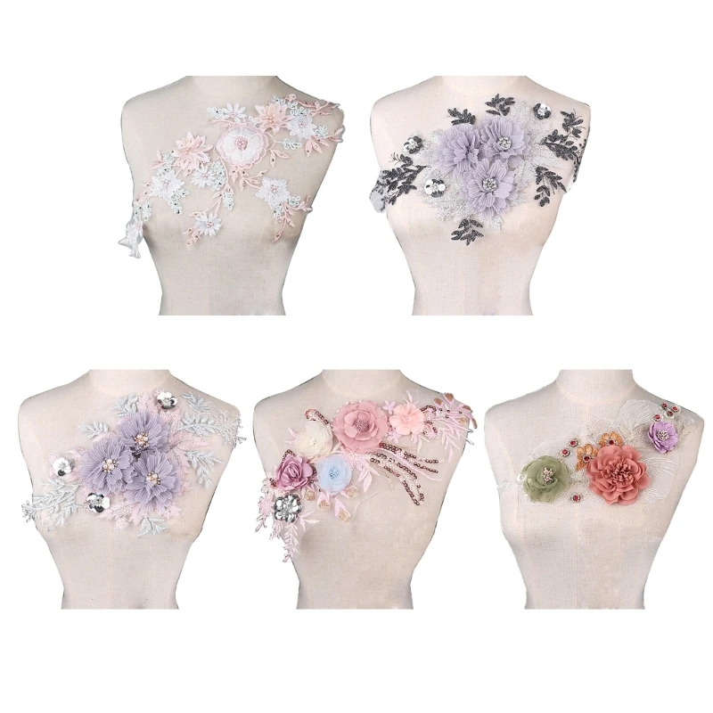 652F Floral Embroidery Lace Applique Trim for Evening Skirt Clothes Lace Collar Diy
652F Floral Embroidery Lace Applique Trim for Evening Skirt Clothes Lace Collar Diy