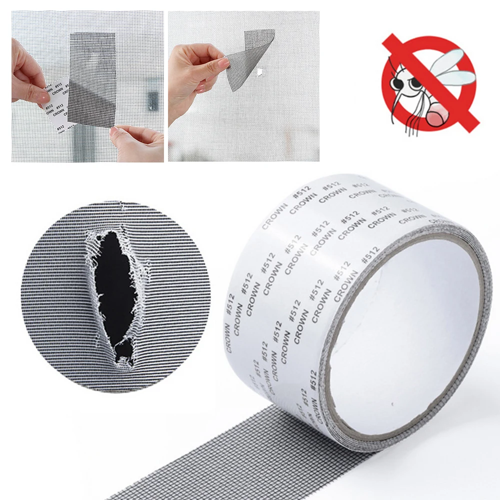 Window Mosquito Net Repair Tape Self Adhesive Window Screen Repair Patch Strong Anti-Insect Fly Mesh Broken Holes Repair
Window Mosquito Net Repair Tape Self Adhesive Window Screen Repair Patch Strong Anti-Insect Fly Mesh Broken Holes Repair