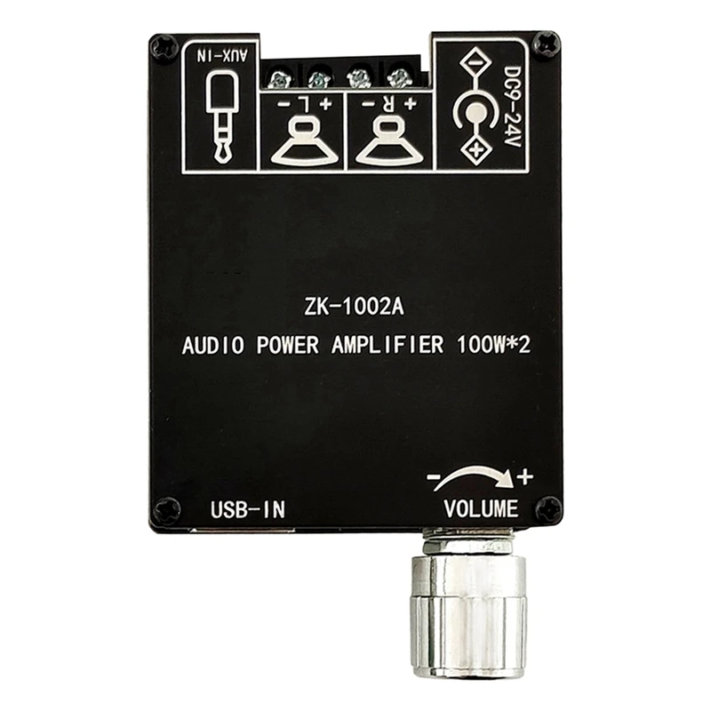 ZK-1002A 5.1 Bluetooth Power Amplifier Board With Short Circuit Protection Fit For Sound Box
ZK-1002A 5.1 Bluetooth Power Amplifier Board With Short Circuit Protection Fit For Sound Box