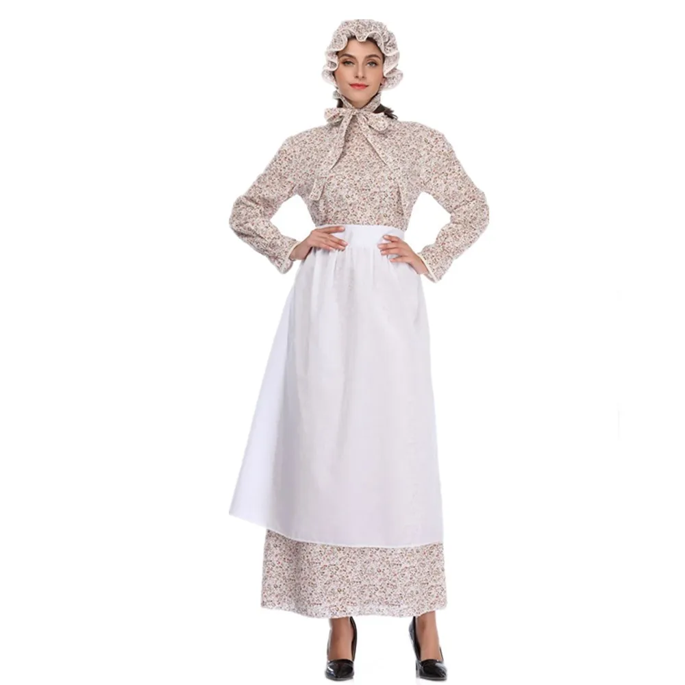 Adult Halloween Wolf Grandma Costume Floral Dress Idyllic Farm Maid Dress Maid Cosplay Costumes
Adult Halloween Wolf Grandma Costume Floral Dress Idyllic Farm Maid Dress Maid Cosplay Costumes