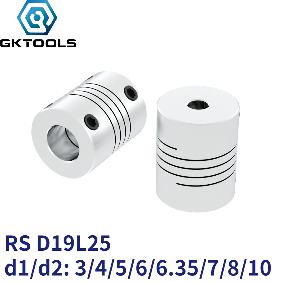 GKTOOLS гибкая алюминиевая муфта D19L25 для шагового двигателя 3D-принтера
GKTOOLS гибкая алюминиевая муфта D19L25 для шагового двигателя 3D-принтера