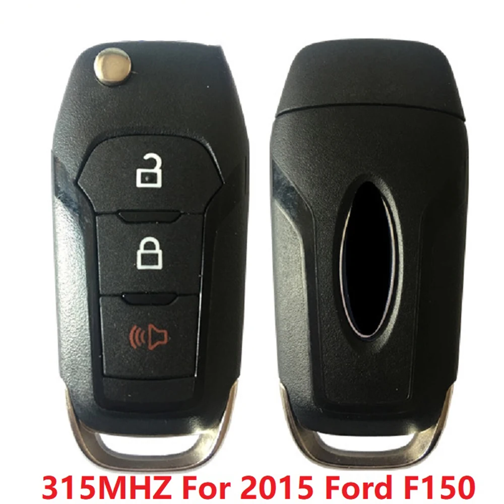 3 Button 315mhz For 2015 Ford F150 Flip Key Remote Strattec 5923667 HU101 2 Track Original and Aftermarket 
3 Button 315mhz For 2015 Ford F150 Flip Key Remote Strattec 5923667 HU101 2 Track Original and Aftermarket