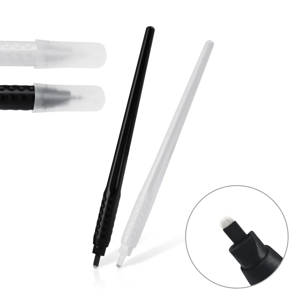 5/10/50pcs Professional Permanent Makeup Black disposable microblading pens hand tools 0.18mm 18U pins needles embroidery blades
5/10/50pcs Professional Permanent Makeup Black disposable microblading pens hand tools 0.18mm 18U pins needles embroidery blades