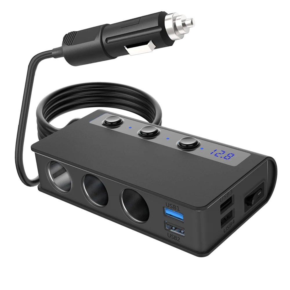 40 шт. в упаковке, Автомобильный Разветвитель Прикуривателя, 3 гнезда, 180 Вт, адаптер питания постоянного тока, 4 USB-порта, быстрая зарядка, дисп...
40 шт. в упаковке, Автомобильный Разветвитель Прикуривателя, 3 гнезда, 180 Вт, адаптер питания постоянного тока, 4 USB-порта, быстрая зарядка, дисп...