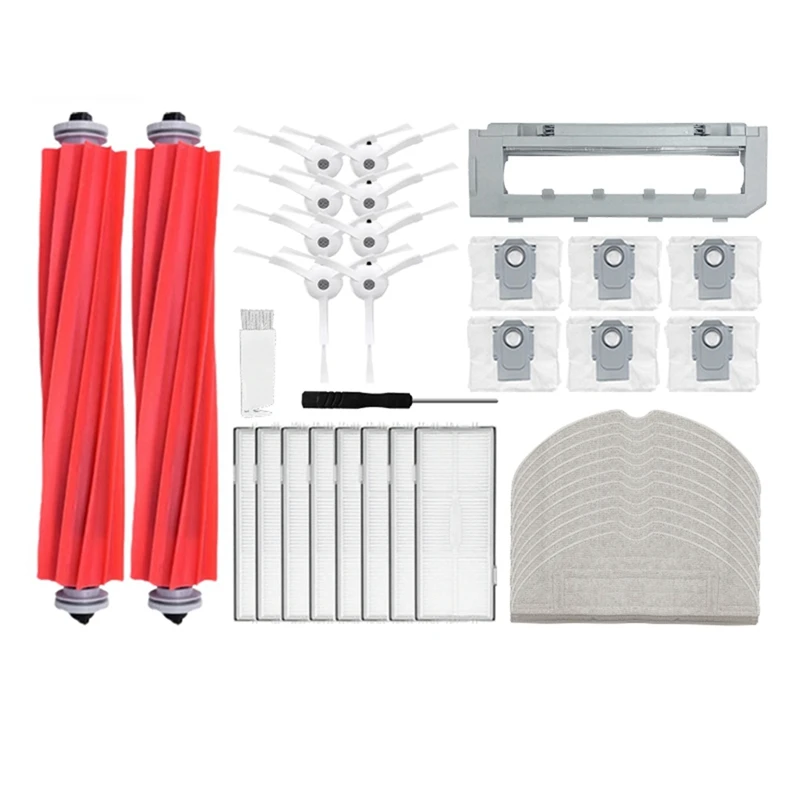 Main Side Brush Filter Mop Replacement Accessories For Xiaomi Roborock S7 Maxv S7 Maxv Plus G10S Vacuum Cleaner
Main Side Brush Filter Mop Replacement Accessories For Xiaomi Roborock S7 Maxv S7 Maxv Plus G10S Vacuum Cleaner