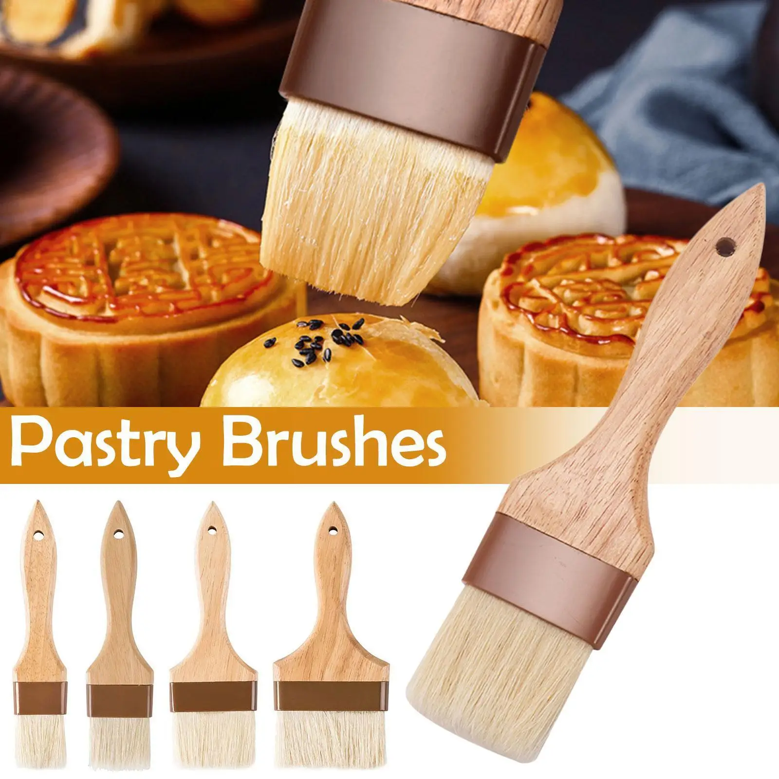 Making Cake Biscuits Brush Rubber Beech Wood Handle Brush Oil Brush Pig Kitchen Hair Brush Brush Barbecue Tool Baking F7s2
Making Cake Biscuits Brush Rubber Beech Wood Handle Brush Oil Brush Pig Kitchen Hair Brush Brush Barbecue Tool Baking F7s2