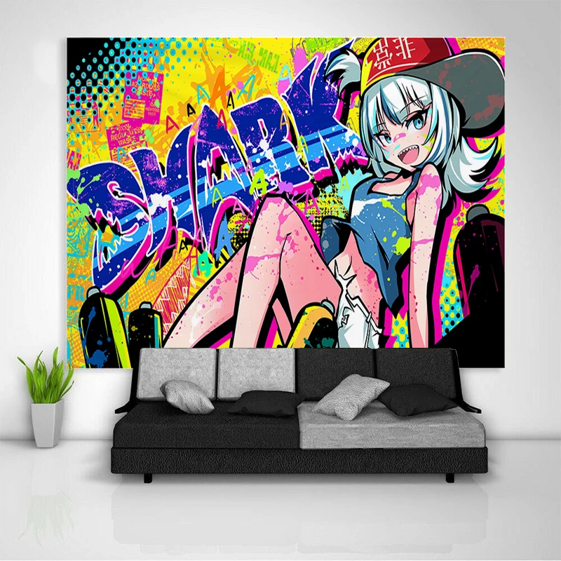 Decoration Home Wallpaper Tapestry Wall Art Gawr Gura Aesthetic Headboards Tapestries Room Decor Hanging Bedroom Decorative
Decoration Home Wallpaper Tapestry Wall Art Gawr Gura Aesthetic Headboards Tapestries Room Decor Hanging Bedroom Decorative