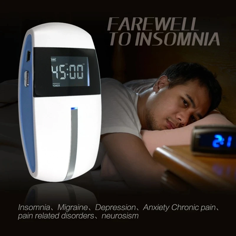 LASPOT Insomnia Sleep Device Aid Microcurrent Alpha Wave Stimulator Pulse Electric Stress Headache Migraine Relief Instrument 
LASPOT Insomnia Sleep Device Aid Microcurrent Alpha Wave Stimulator Pulse Electric Stress Headache Migraine Relief Instrument