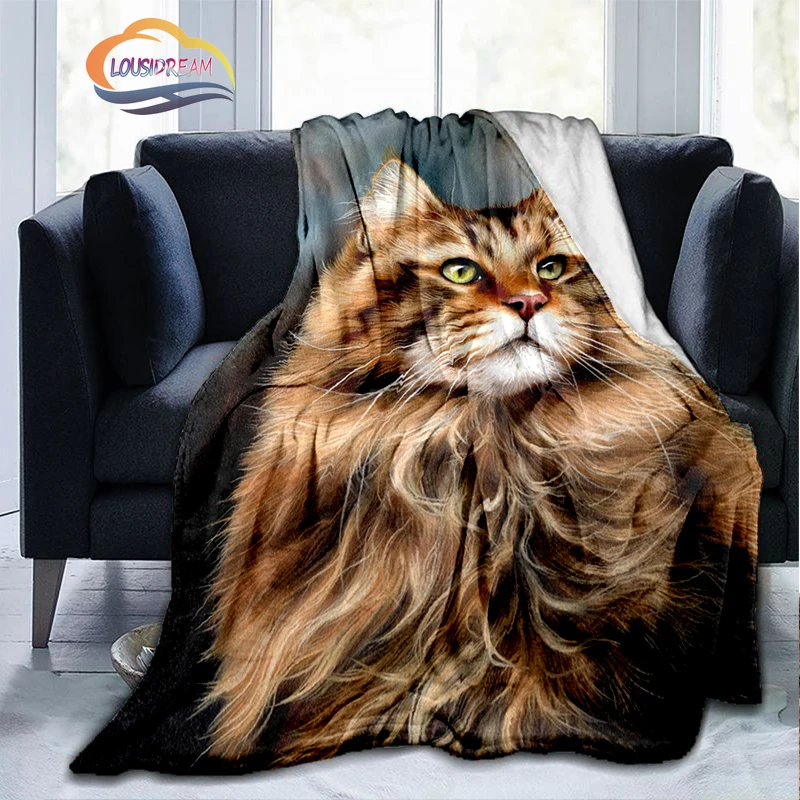 Maine Coon fashion flannel blanket Black 、yellow cat cute Blanket Animal series four seasons super soft blanket camping blanket
Maine Coon fashion flannel blanket Black 、yellow cat cute Blanket Animal series four seasons super soft blanket camping blanket
