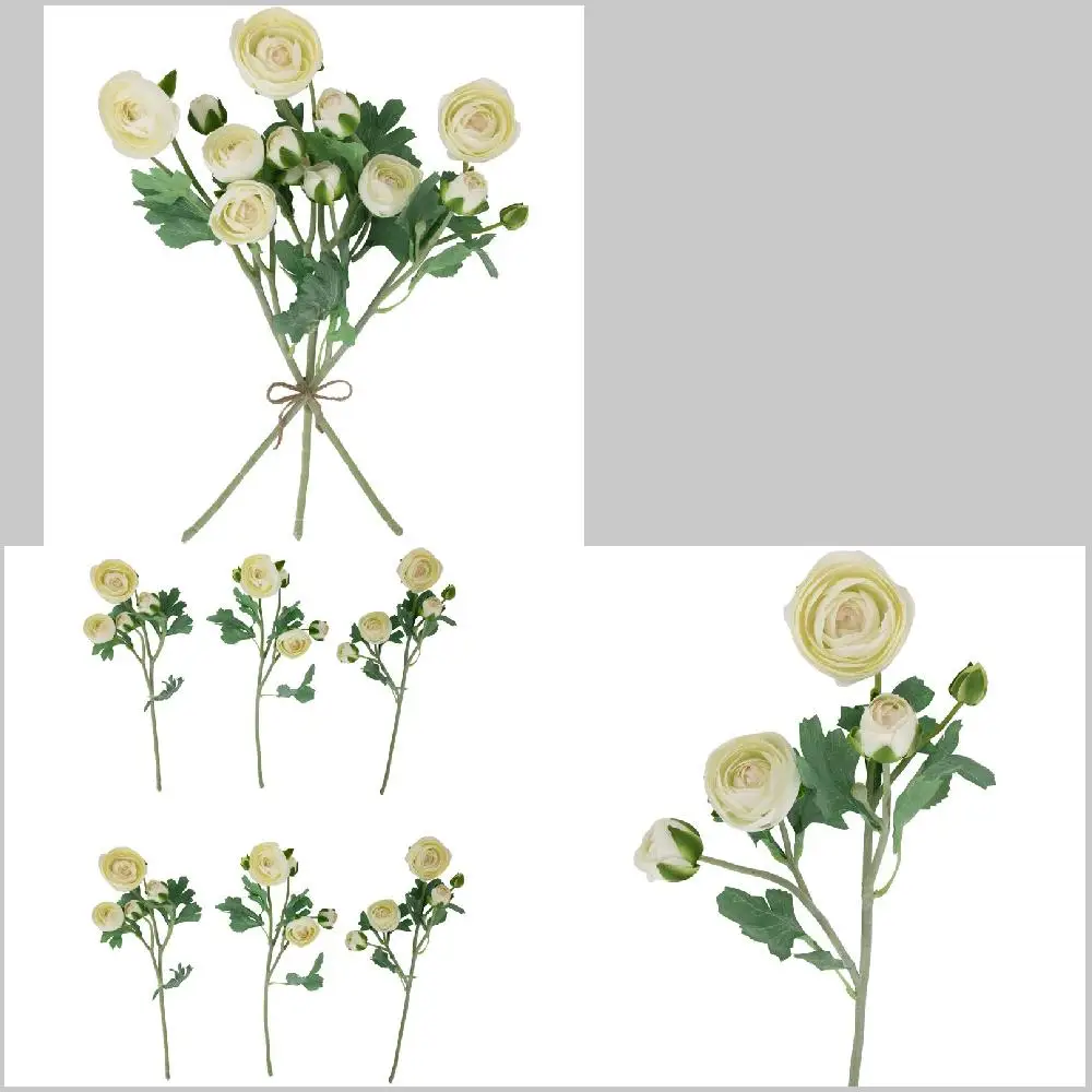 Length Gorgeous 6 Pack of Artificial 21" Length Ranunculus Cream Floral Sprays, Perfect for Home Decoration
Length Gorgeous 6 Pack of Artificial 21" Length Ranunculus Cream Floral Sprays, Perfect for Home Decoration