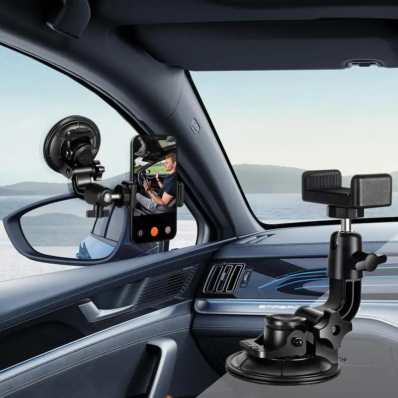 Car Mobile Phone Holder With Suction Cup NonSlip Stable Multifunction Phone Stand Perfect For Navigation Video & Live Streaming
Car Mobile Phone Holder With Suction Cup NonSlip Stable Multifunction Phone Stand Perfect For Navigation Video & Live Streaming
