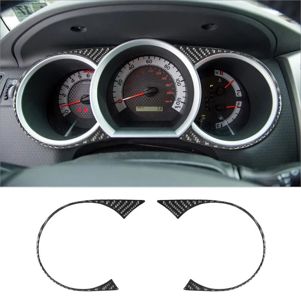 2pcs Carbon Fiber Interior Speedomter Instrument Cover Trim For Toyota For Tacoma 2012-2015 Car Dashboard Interior Accessories
2pcs Carbon Fiber Interior Speedomter Instrument Cover Trim For Toyota For Tacoma 2012-2015 Car Dashboard Interior Accessories