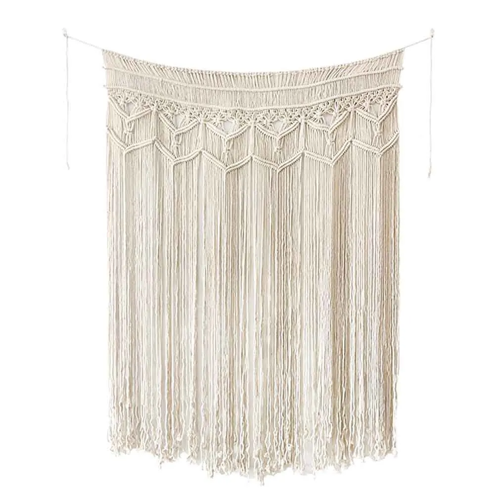 95x180cm Home Decor Handmade Curtain Cotton Blend Large Woven Door For Wedding Living Room Macrame Wall Hanging Tapestry Gallery
95x180cm Home Decor Handmade Curtain Cotton Blend Large Woven Door For Wedding Living Room Macrame Wall Hanging Tapestry Gallery