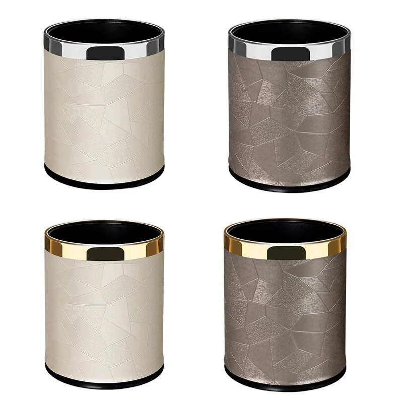 PU Garbage Can Without Lid Paper Basket With Removable Inner Bin For Hotels Kitchens Bathrooms Etc
PU Garbage Can Without Lid Paper Basket With Removable Inner Bin For Hotels Kitchens Bathrooms Etc