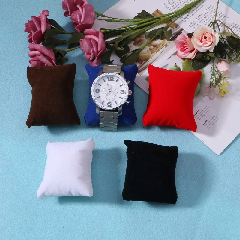 10 шт. Бархатная браслет часы-подушка маленькая многоцветная подушка украшения