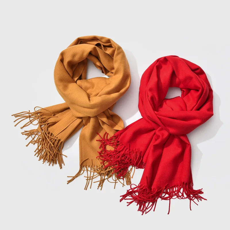 210cm Long Solid Scarf Women Luxury Winter Warm Cashmere Scarves For Ladies Soft Hijab Pashmina Shawl Wraps Tassel foulard femme
210cm Long Solid Scarf Women Luxury Winter Warm Cashmere Scarves For Ladies Soft Hijab Pashmina Shawl Wraps Tassel foulard femme